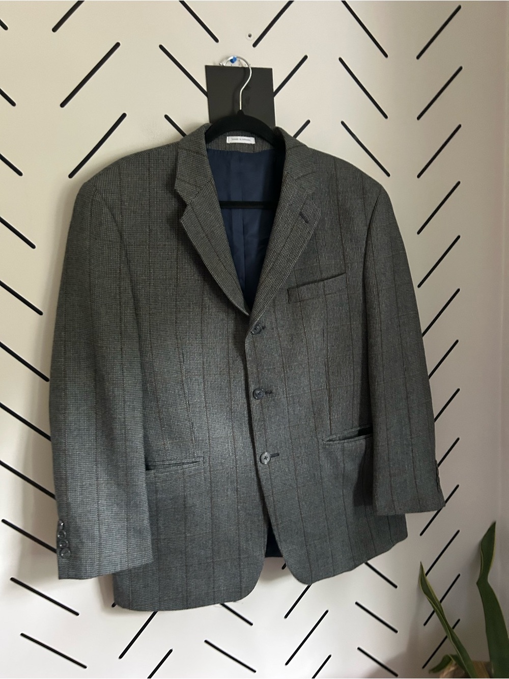 Lord and Taylor Ralph Lauren Lauren wool tweed blazer made in Canada union made